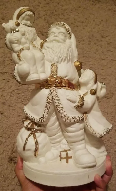 Christmas porcelain Santa Claus