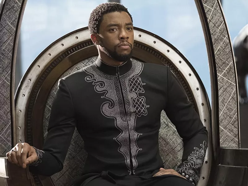 Chadwick Boseman in Black Panther