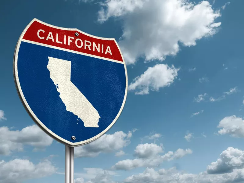 California sign