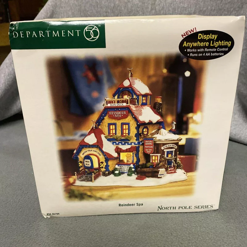 Department 56 North Pole Village, Reindeer Spa