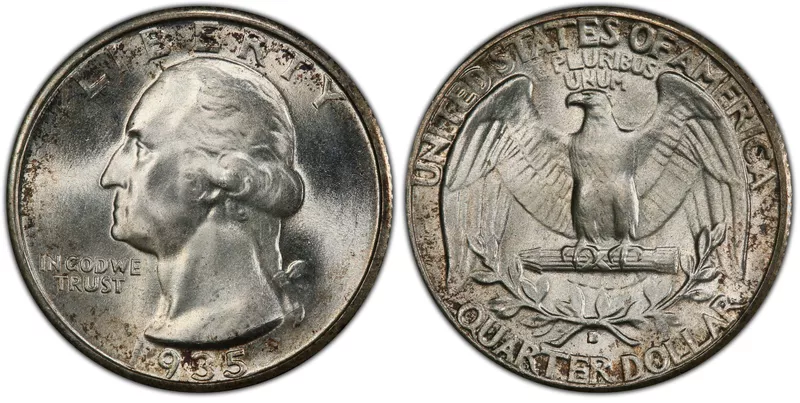 1935 S Washington Quarter