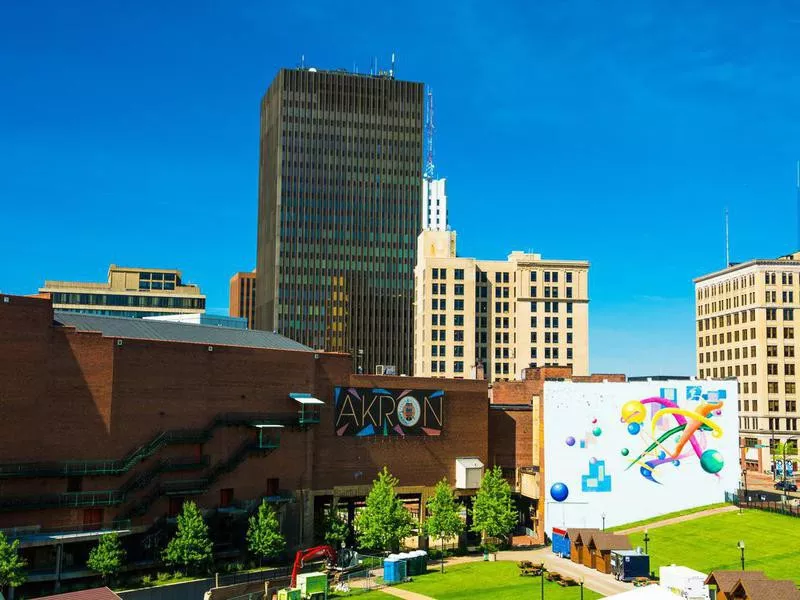 Downtown Akron Skyline