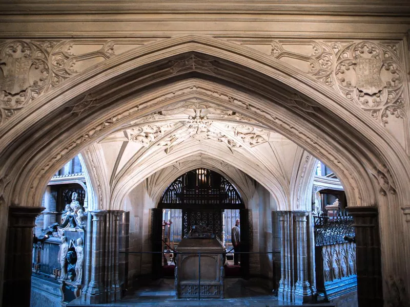 Interior of the Collegiate Church of St Peter at Westminster Abbey