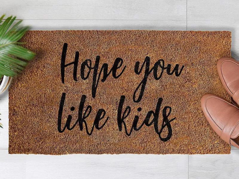 Hope you like kids funny doormat