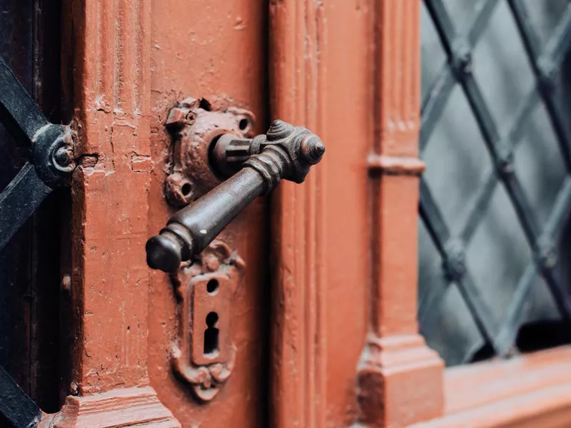 Vintage door handle