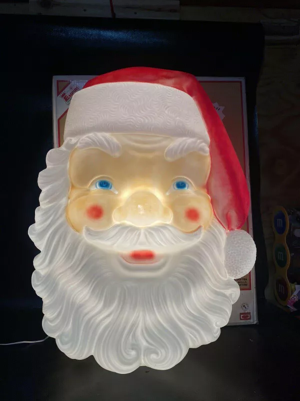 Vintage Santa face