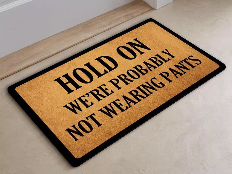 Hilarious doormat