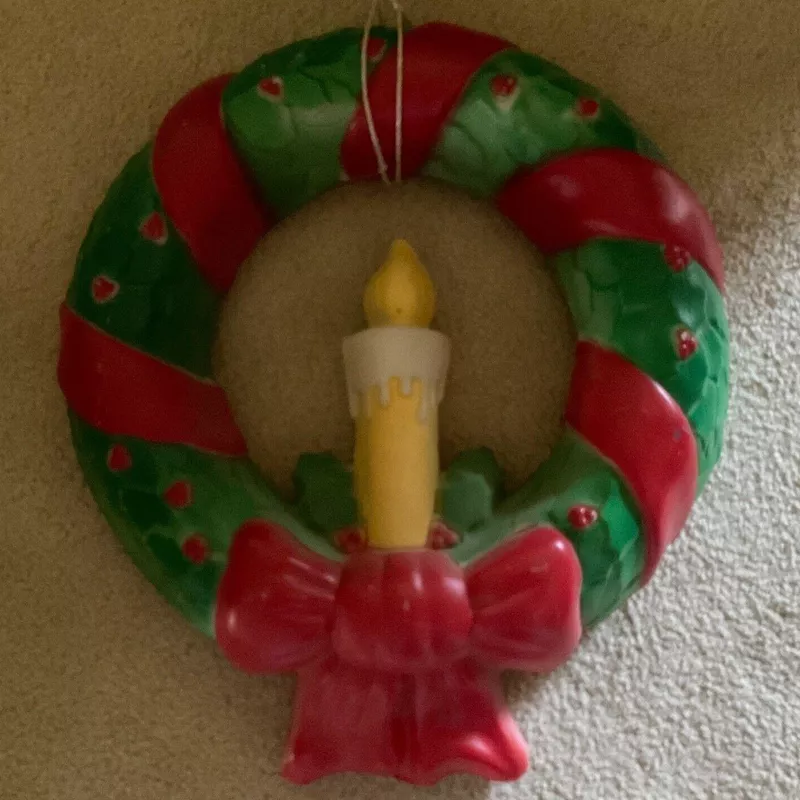 Vintage Empire Blow Mold Wreath