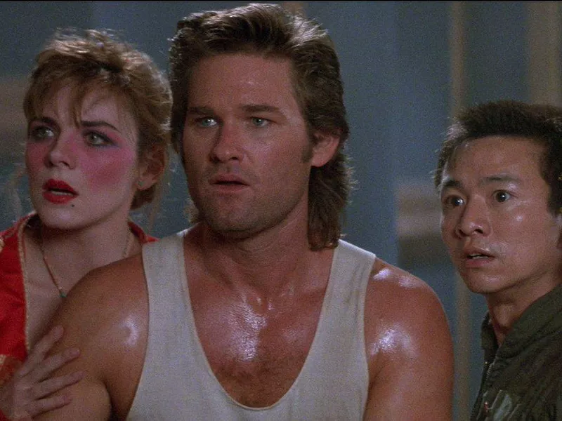 Kurt Russell and Kim Cattrall in 