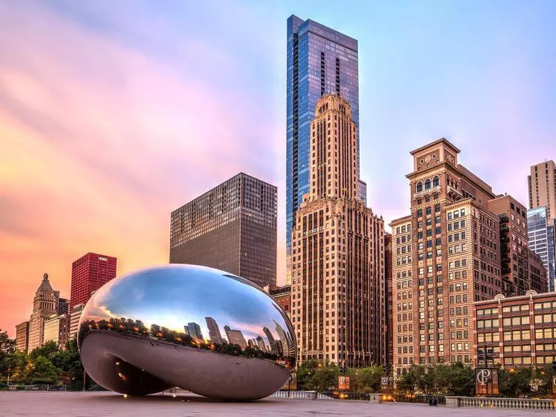 Sunrise at Cloud Gate