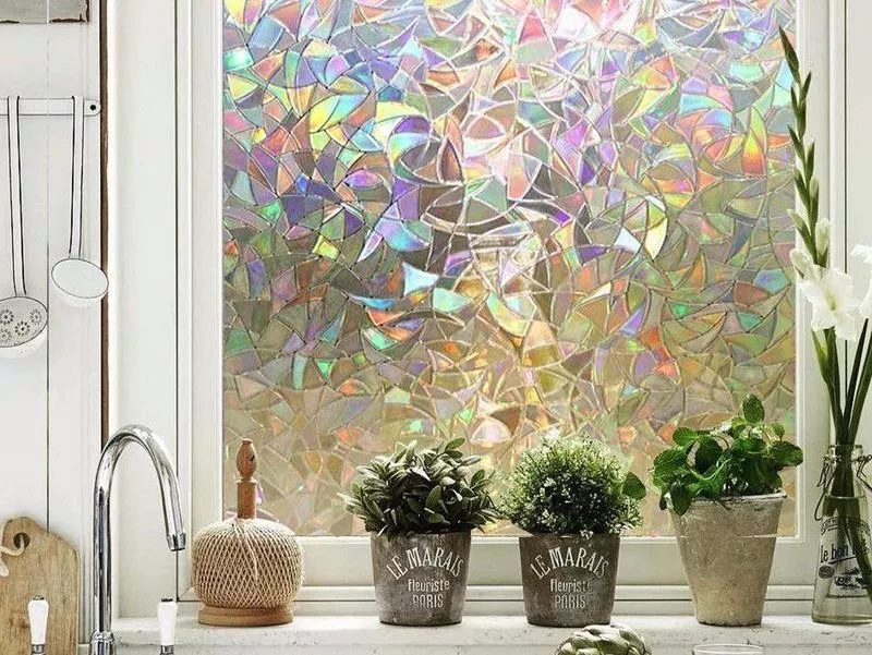 faux stained glass