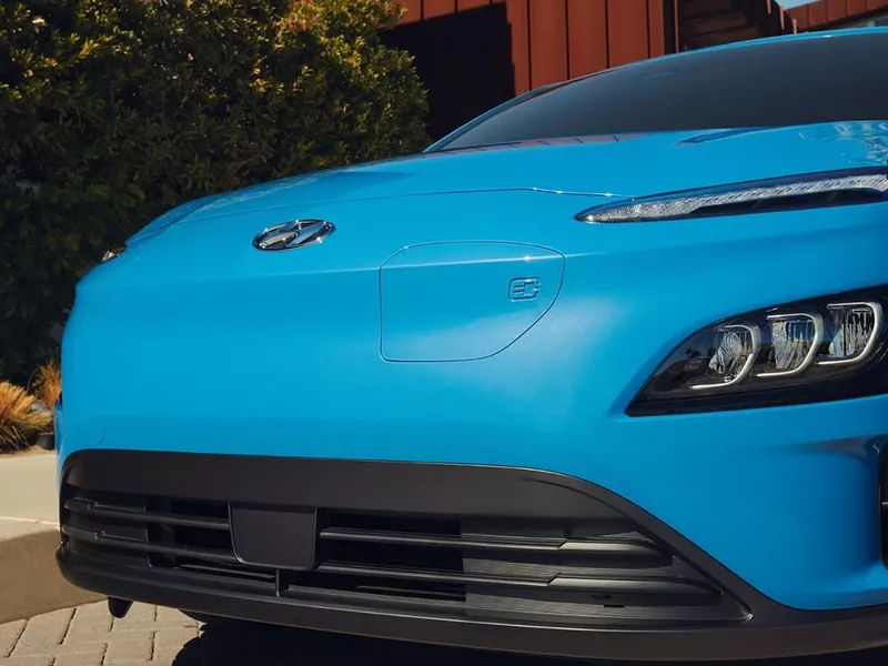 Hyundai Kona Electric blue