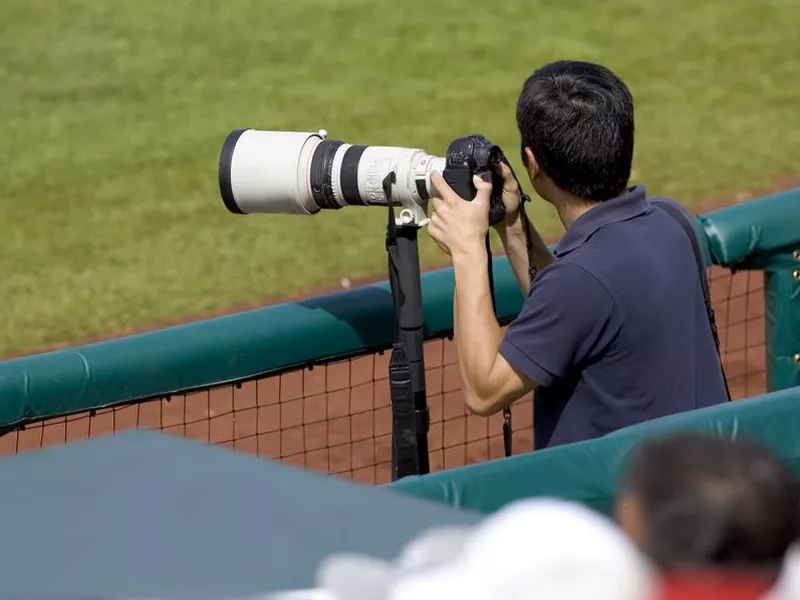 Pro sports photographer