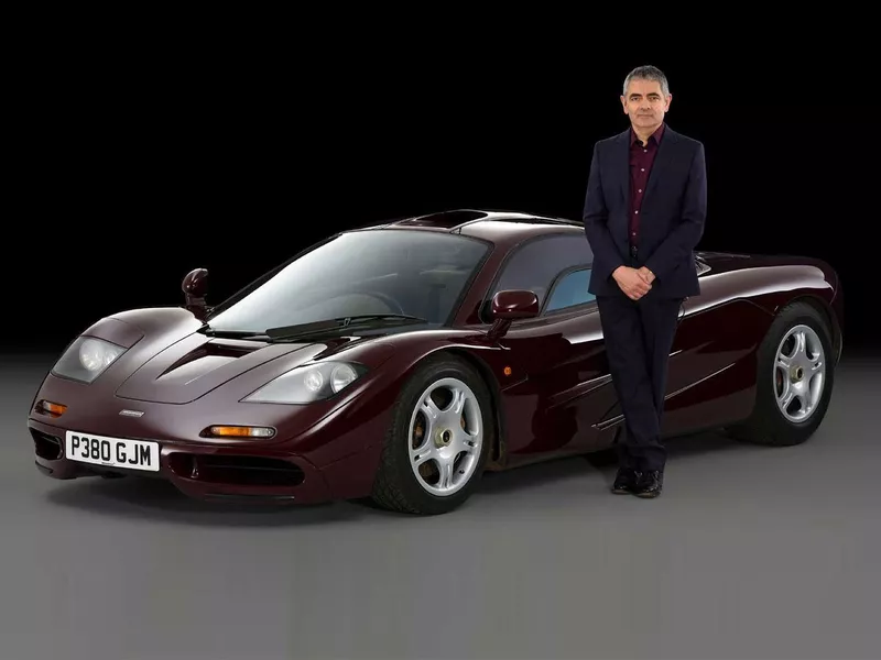 Rowan Atkinson and McLaren F1