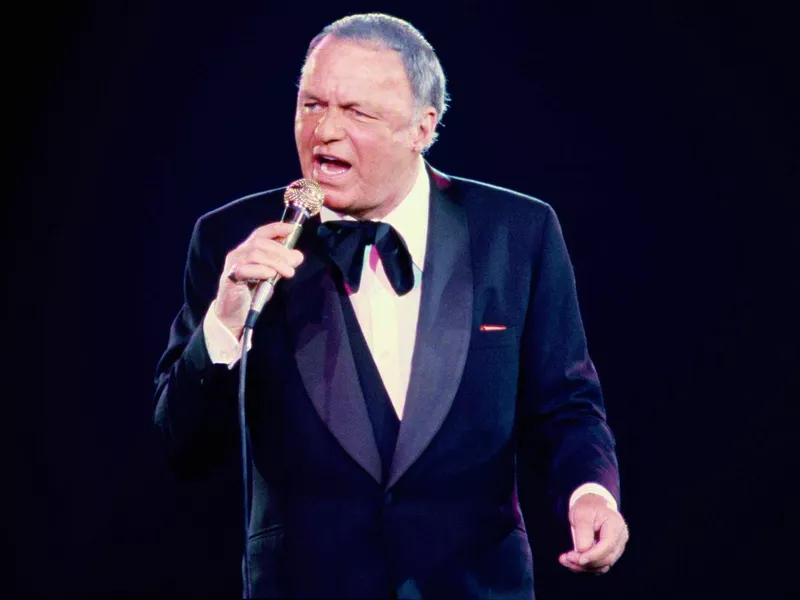 Frank Sinatra singing