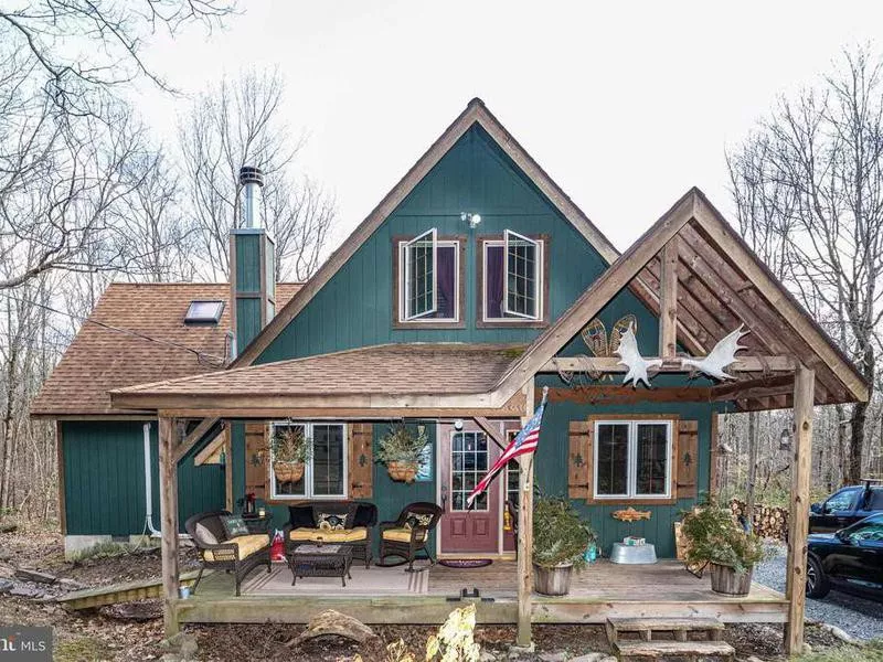 A-frame cabin in Jim Thorpe, Pennslyvania