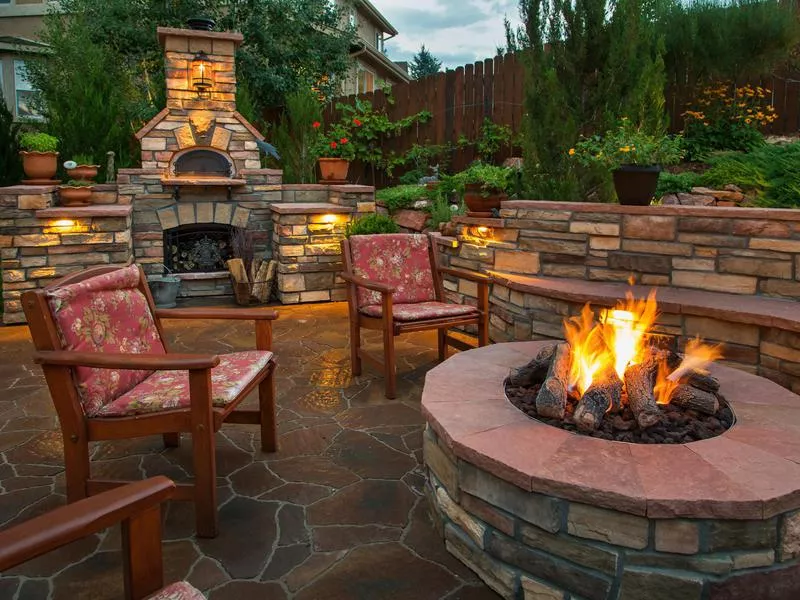 pizza oven backyard