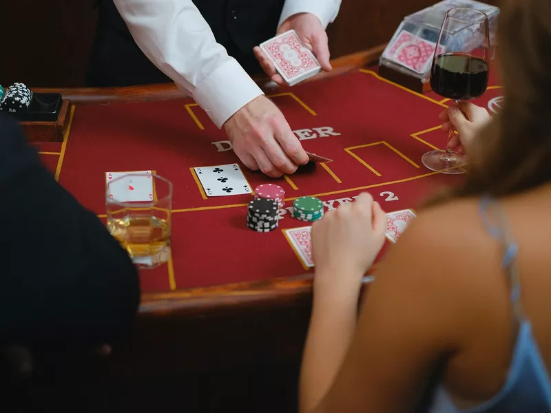 People playing poker