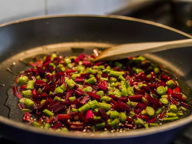 Cooking Beets In Pan