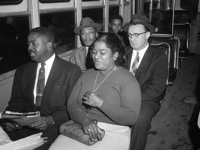 Boycotting segregated buses