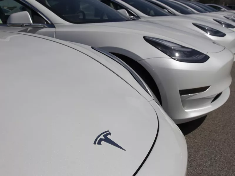 Tesla electric vehicles