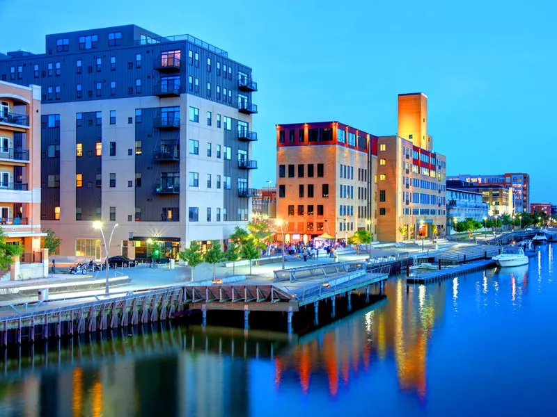 Downtown Green Bay, Wisconsin Skyline