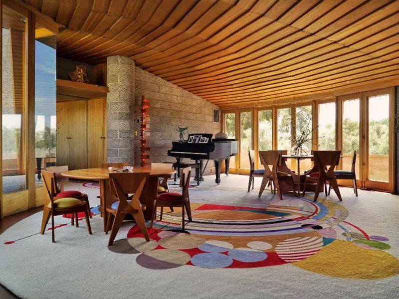 David and Gladys Wright house interior