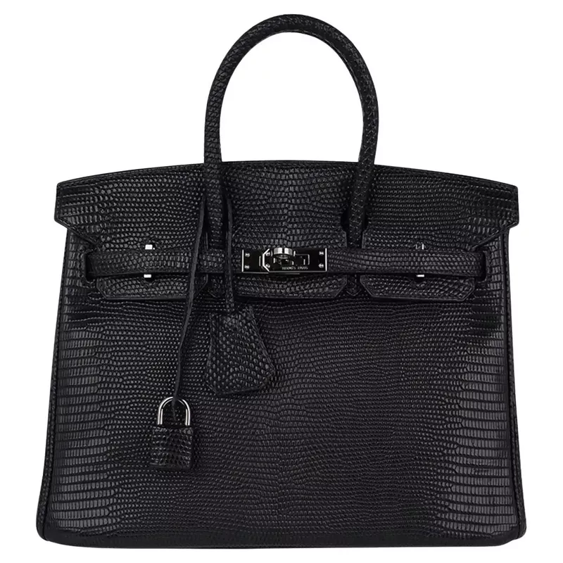 Matte Black Birkin Bag