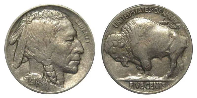 1914 S Buffalo Nickel