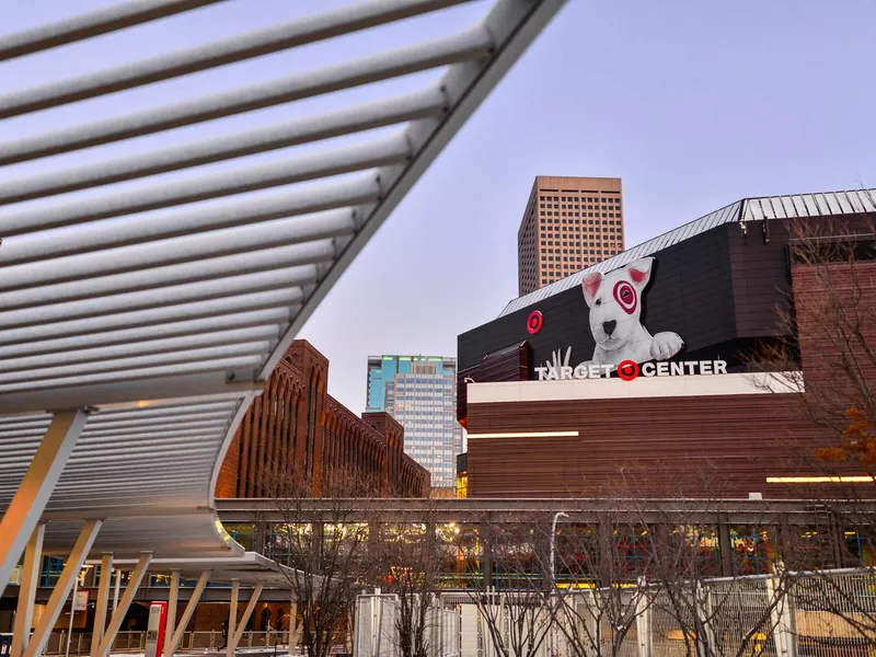 Target Center Arena in Downtown Minneapolis, Minnesota