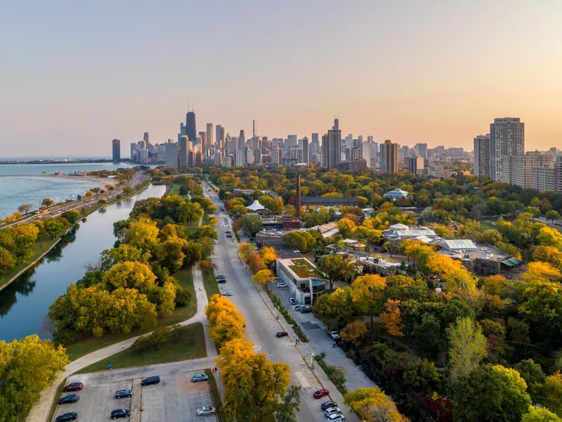 Fall in Lincoln Park, Chicago