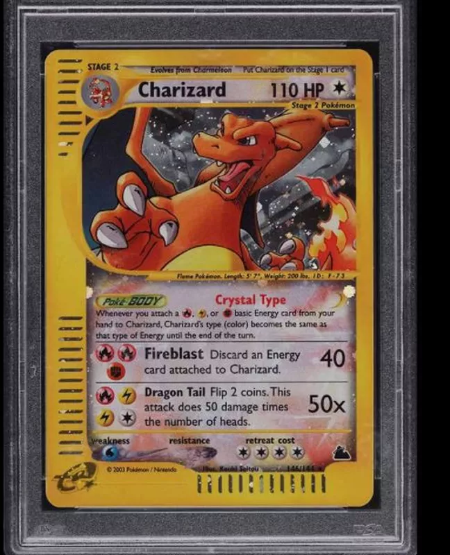 Skyridge Holo Crystal Charizard