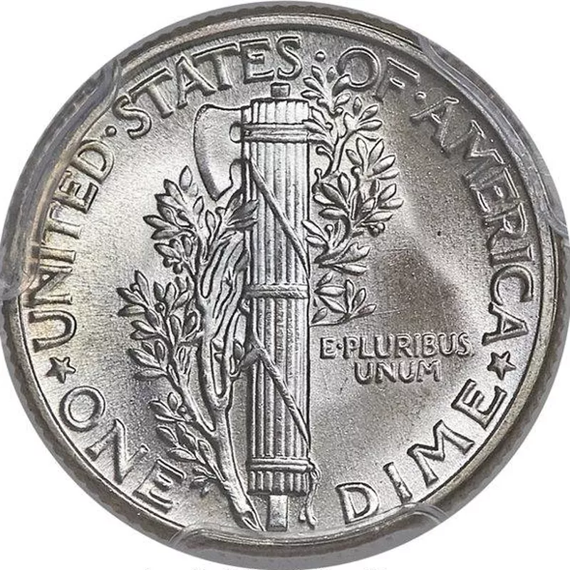 1945 Mercury Dime with Full Band