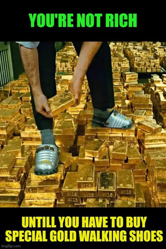 Picking up gold bars