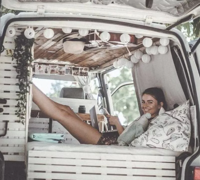 Van life girl