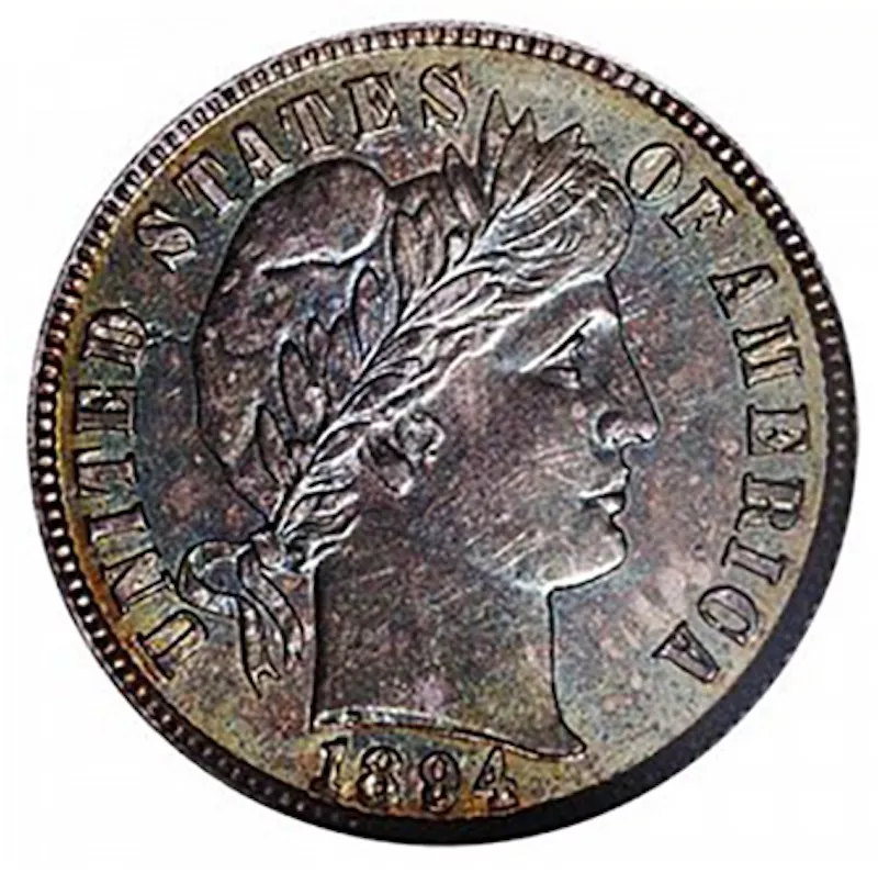 1894 S Barber Dime