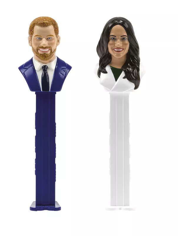 Prince Harry and Meghan Markle Pez dispensers