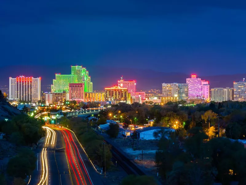 Reno at night