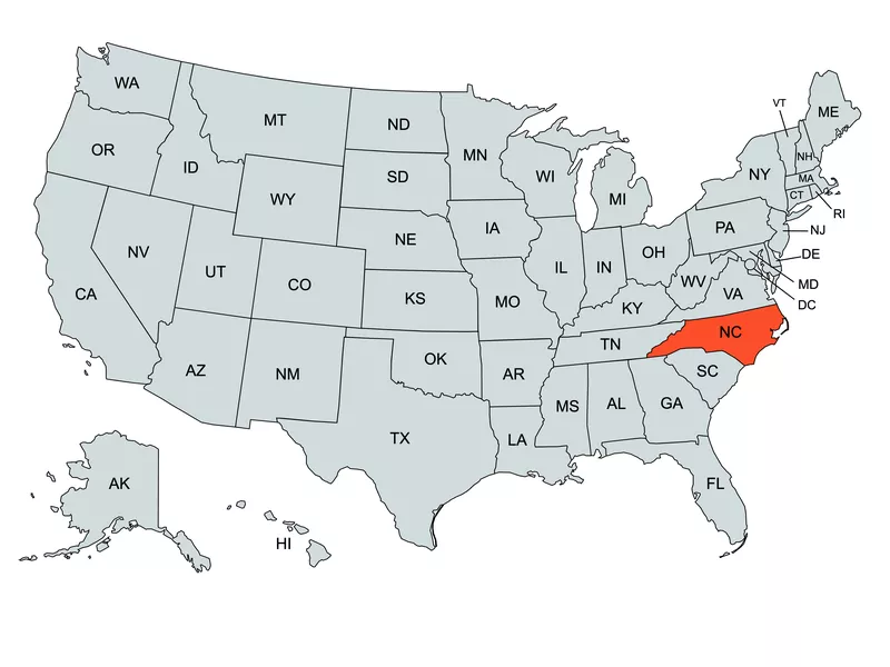 North Carolina Map