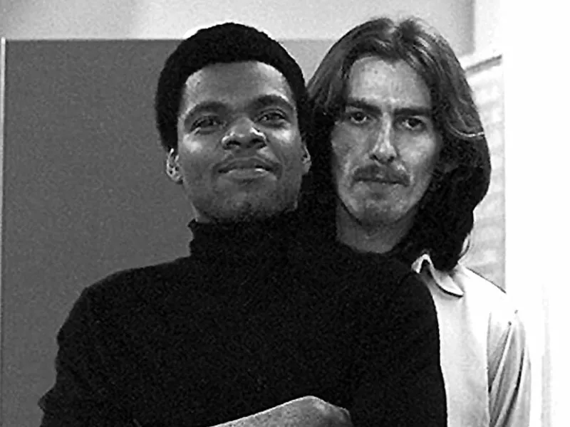 Billy Preston and George Harrison