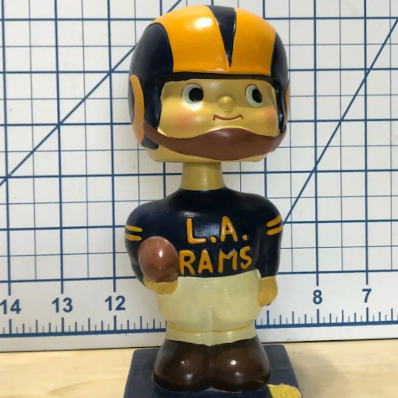 1960s 13 inch Los Angeles Rams bobblehead