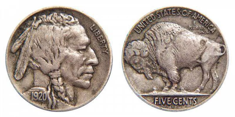 1920 D Buffalo Nickel