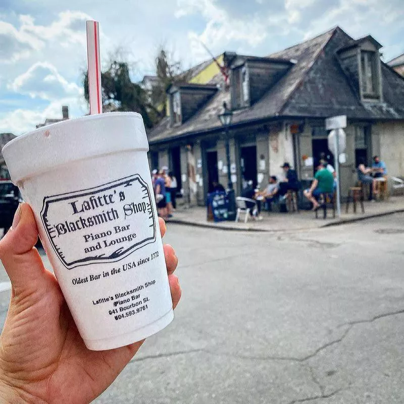 Lafitte’s Blacksmith Shop cup