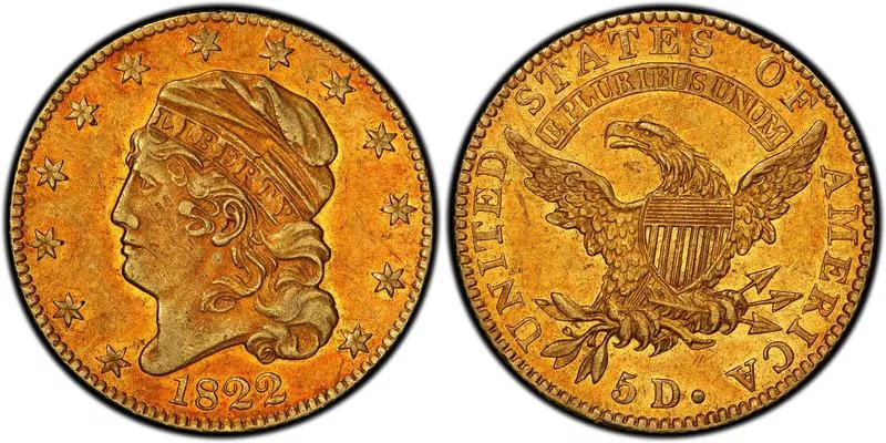 1822 Half Eagle