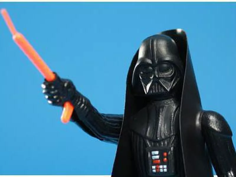 Darth Vader With Telescoping Lightsaber