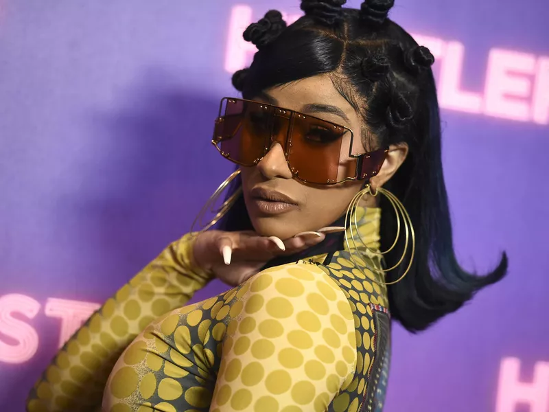 Cardi B wearing sunglasses