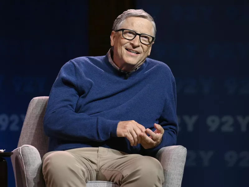 Bill Gates at conference in 2022