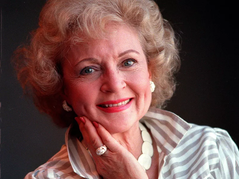 Betty White smiling