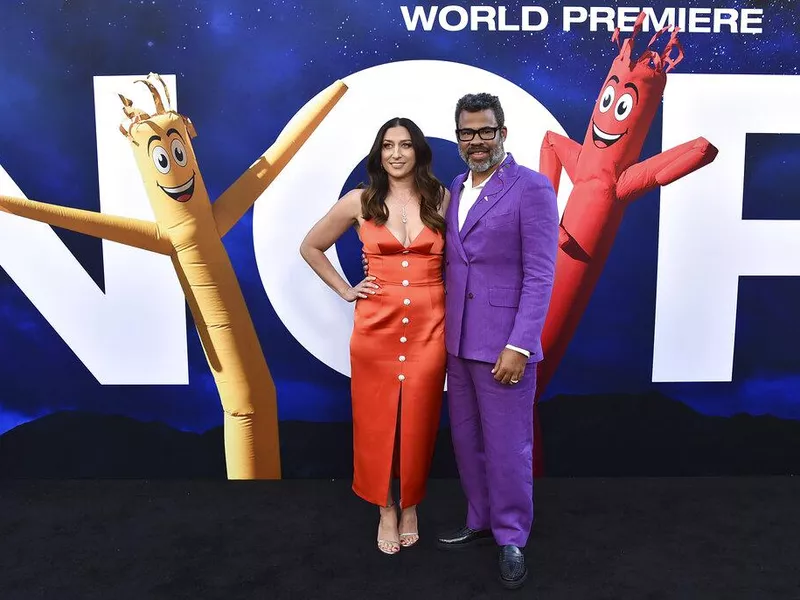 Jordan Peele and wife Chelsea Peretti