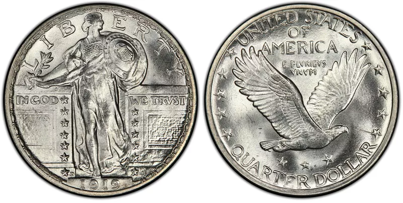 1919 D Standing Liberty Quarter